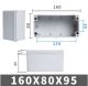 IP65 Weather Proof Sealed Chassis Box, Enclosure, with Lid. Polycarbonate ABS, Gray, 160x80x95mm