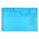 High Temp Silicone Electronics Blue Work Mat 14 inch X 22 inch.