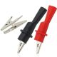 PUSH ON ALLIGATOR MULTIMETER TEST LEAD SET, CAT III 1000V, REPLACES FLUKE and OTHERS
