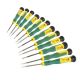 12 PC Screwdriver Tool Set, Torx T2 to T8, Slot 2.0, Phillips PH00, PH000, Y 2.5, Star 0.8, 1.2, Best 666.