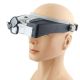 Illuminated LED Dual Lens Flip with 2 Eye Loupe Optons. 1.5x, 1.5x, 6x, 8x. Head Visor Magnifier. Optivisor