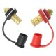 1 Pair Battery Charger Studs Battery Terminal Feed Through Connectors. 3/4 inch Lug Stud, 1-1/4 inch Hole Size.