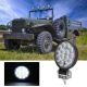 12VDC 10-30V DC 6000K 3 inch, 14 LED Round Off Road Driving Light, Work Light Spotlight Light