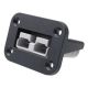 ANDERSON POWER POLE SB50 CONNECTOR GRAY 50 AMP 10/8 AWG PANEL MOUNT HOUSING AND 2 CONTACTS SMH