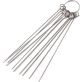 10pc Round Needle File Set 0.4-1.3mm, Orifice, Nozzel, 3D Printer Tip Cleaner Stainless Steel