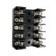5 Position Fuse Block 1/4 x 1-1/4 3AG, AGC SURFACE MOUNT FUSE HOLDER BLOCK .187 Solder or Slide Type Terminals, 15A/115VAC, 10A/250VAC