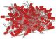 100pk 5mm Red Super Bright Diffused LED