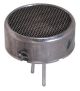 Ultrasonic Transducer Matsushita #0D24K2. 0.95 inch diameter x 0.38 inch metal case. 0.65 inch long pc leads on 0.4 inch centers.