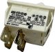 Arcolectric C1350VL DPST Rocker Switch, White, 20A 250VAC W25