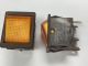 C5556AT Arcolectric Amber Lighted Snap in Rocker Switch 12V Light SPDT 16A 250VAC ARCOLECTRIC, 22x28mm Hole Size, W12