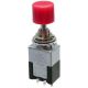 Push Button Switch SPST 3A 125V ON-Off Push On - Push Off DS-195, 1/4 Inch Mounting Hole Size.