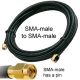 RG-58 RG58 10 ft CABLE SMA Male to SMA Male 50 OHM