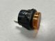 Arcolectric C7030AH Amber 12V Indicator Indicating Light Panel, .25 QSlide Lead, Fits 1 Inch Hole Size, W14