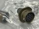 ITT CANNON 26482 CONNECTOR KPSE 10C 10#20 SKT RECPTICAL, CONTACTS NOT INCLUDED, W17