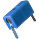 Blue PCB Test Point, Tip Jack, .4 Inch Wide, 105-0760-001