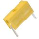Yellow PCB Test Point, Tip Jack, .4 Inch Wide, 105-0757-001