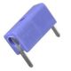 Purple PCB Test Point, Tip Jack, .4 Inch Wide, 105-0762-001