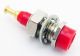 Red Panel Mount Test Point, Tip Jack, .25 inch Mounting hole size.