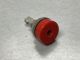 Smith Red Panel Mount Test Point, Tip Jack, .25 inch Mounting hole size.