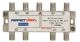 PERFECT VISION 8 EIGHT WAY SPLITTER ONE SINGLE PORT POWER PASSING PASIVE DIODE 2-2300MHZ