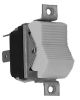 ROCKER SWITCH 20A 277VAC ON - OFF DPST, McGill, Carling, CH, Cutler Hammer, .25 Inch Quick Slide Terminals, SCREW EAR MOUNTING TABS, BRACKET Body 34MM X 19MM, W18