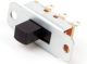Wirt Standard Size Slide Switch SPDT .75ma 125V, ON-ON, With Mounting Ears / Tabs, Body 14mmx22mm