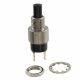 C&K 8531SCQE2 MINIATURE PUSH BUTTON SWITCH, Normally Open, 1A 125VAC, .25 Inch mounting hole size.