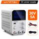 ADJUSTABLE VARIABLE DC POWER SUPPLY LED READOUT VOLTS & AMPS 0-30VDC 0- 5 AMP