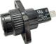 USD FUSE HOLDER with Screw Cap, Panel Mount, .25 inch Terminals, Class CC and Midget fuses. 1-13/32 to 1-1/2 inch, Rating 30A / 600VAC. W24