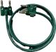 Pomona Multi-Stacking Double Dual Banana Plug Cable, 3ft, Green, Coax Type 2BB 2BA-36