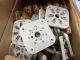 7 Pin Tube Socket, Ceramic, Porcelain. Johnson 247 / RCA UT-106, 122-247, For 832, 829B, 4D32, 3CX1500A7 Tubes and others. NOS