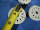 11 Pin CRT Tube Socket, Ceramic, Porcelain, Amphenol 49-11-L, Fits 3 inch Diameter, Radar CRT, NOS