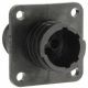 AMP 4 Pin 206061-1 Panel Mount CPC PLUG CIRCULAR PLASTIC CONNECTOR W27