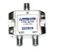 PERFECT VISION 2 TWO WAY SPLITTER ONE SINGLE PORT POWER PASSING PASIVE DIODE 2-2300MHZ