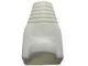 10PK SNAGLESS CAT5 CAT6 RUBBER BOOTS FOR RJ45 PLUG WHITE