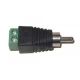 RCA PLUG CONNECTOR MALE WITH TO SCREW TYPE