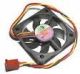 Master Cool 12VDC FAN, 1.6W 50mm Square x 10mm, Three wire fan for tach, Used Surplus, Ball Bearing, These are an excellent equivalent to the hard to find, 3 wire, Sunon KD1205PFB1