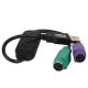 USB to Dual PS2 Adapter Perfect for PS/2 Mouse and Keyboard Y