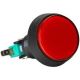 Round Medium Display Switch Red Momentary Normally Open or Closed
