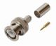 BNC MALE 3 PIECE CRIMP RG59,140, 210 AND RG62