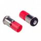 394 RED LED TYPE LAMP 12VDC T-1 3/4 SINGAL CONTACT MIDGET FLANGED 330 382