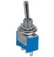 SPDT ON-OFF-ON MINI TOGGLE SWITCH 6A 125VAC 3A 250VAC SALECOM T80-T C&K 7103 MTS-1 S-2013 NIHON KAIHEIKI 105E RAYTHEON MST105E ALCO