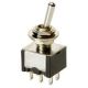 DPDT ON-OFF-ON MINI TOGGLE SWITCH 6A 125VAC 3A 250VAC MTS-2 DIALIGHT 570-27 ALCO MST205P