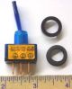 12v LIGHTED TOGGLE SWITCH BLUE ON OFF SPST 20A 12VDC LAMP VOLTAGE 12VDC