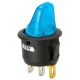 SPST 20A 12V LIGHTED PADDLE ROCKER SWITCH ON OFF BLUE LAMP VOLTAGE 12VDC MIRS-201