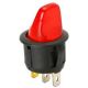 SPST 20A 12V LIGHTED PADDLE ROCKER SWITCH ON OFF RED LAMP VOLTAGE 12VDC MIRS-201
