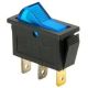 SPST LIGHTED ROCKER SWITCH 20A 125VAC 15A 250VAC BLUE IRS-101 LAMP VOLTAGE 125/250VAC