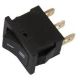 SPDT 10A 125VAC 6A 250VAC ROCKER SWITCH BLACK ON ON C&K D SERIES MRS-1