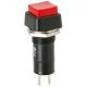 MOMENTARY PUSH BUTTON SWITCH RED SQUARE NORMALLY OPEN 3A 125VAC 1A 250VAC PBS-12, PBS-11B