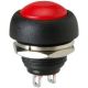 SPST PUSH BUTTON SWITCH 3A 125V 1A 250VAC RED MOMENTARY NORMALLY OPEN MOMENTARY 12mm